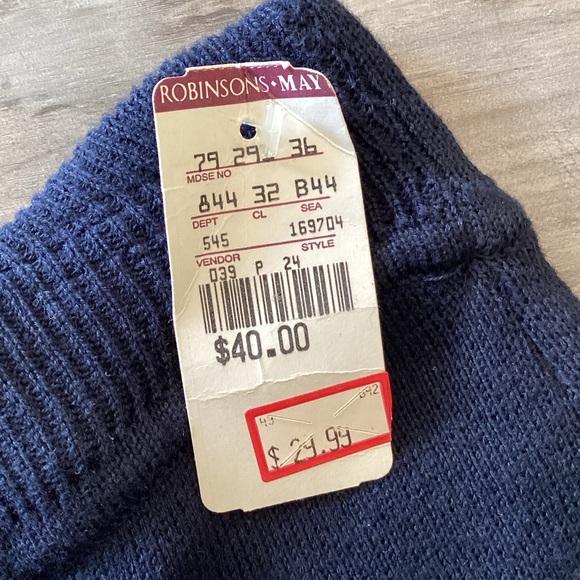 NWT vintage JohnPaulRichard Deep Blue Pants - Picture 8 of 12